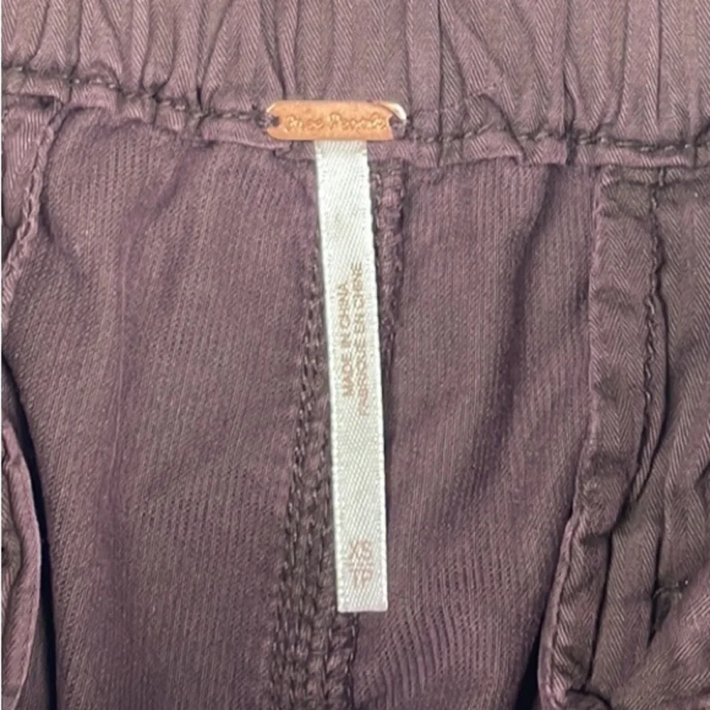 Free People Purple Ankle Cropped Pants - Picture 9 of 10